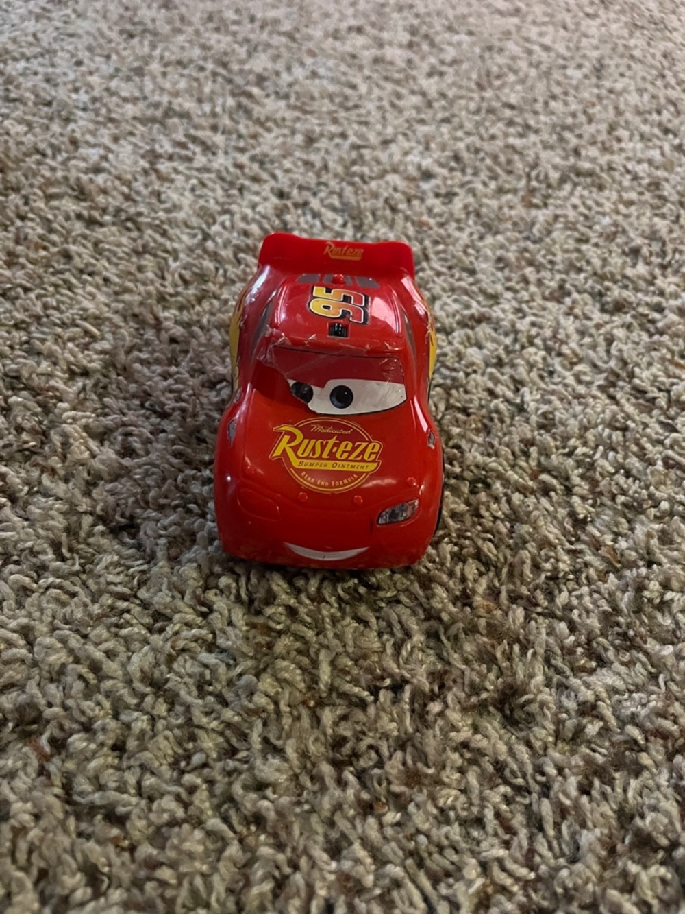 Disney Red Lightning Race Car Toy - Rust-eze Decal